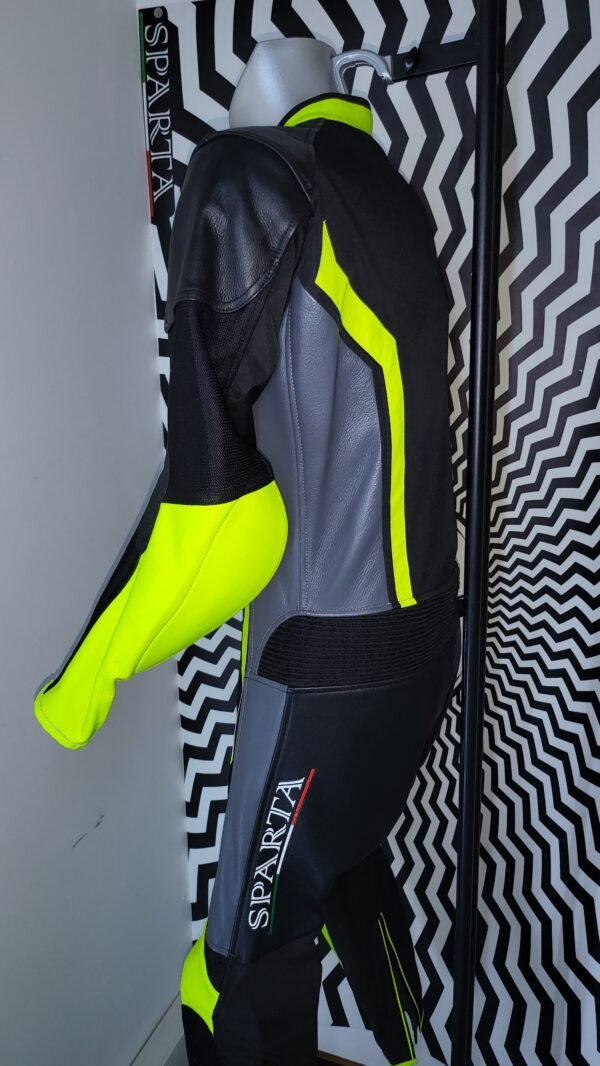 tuta BASIC BABY mista pelle , cordura e retina mesh pitbike - immagine 7